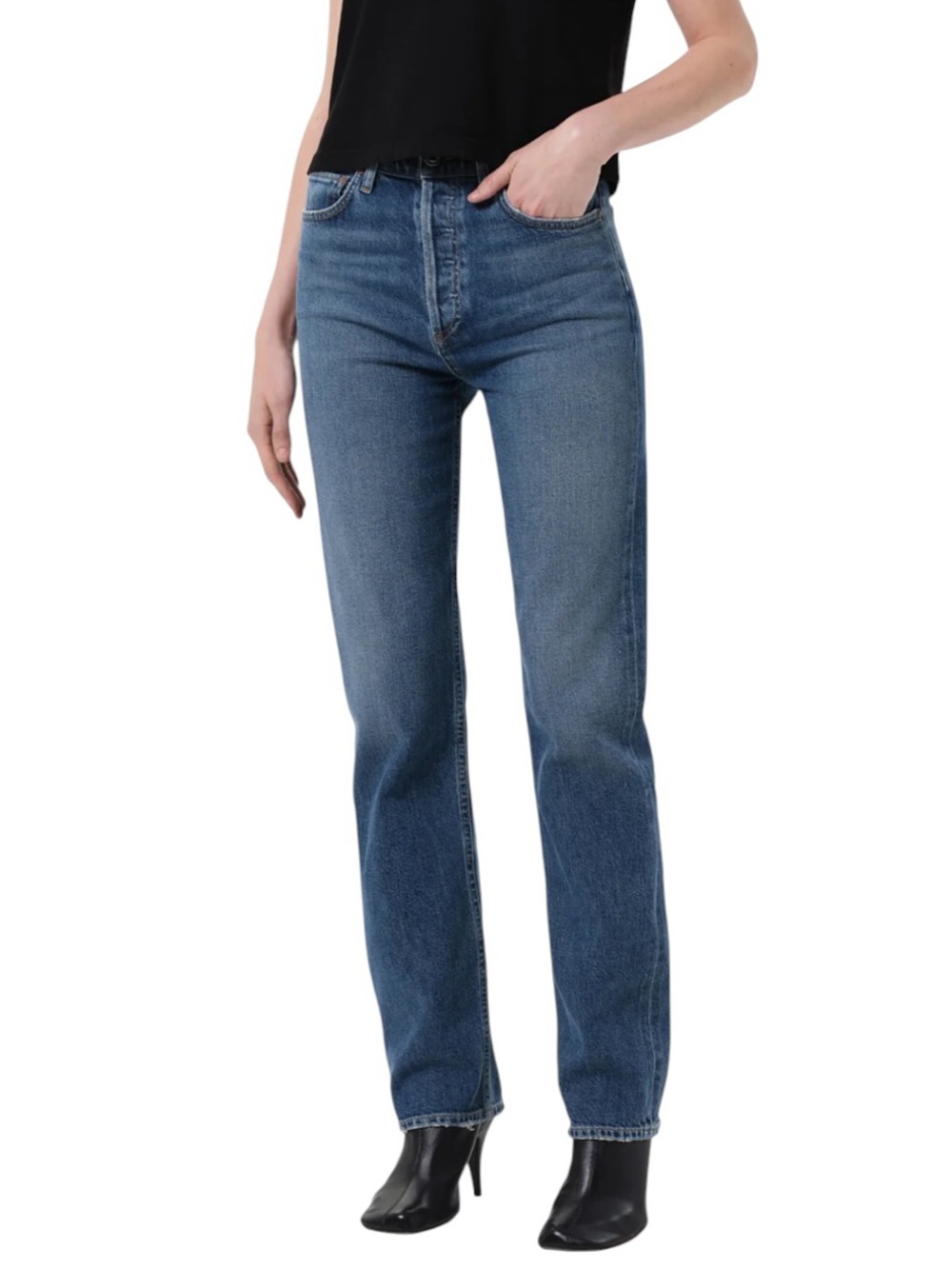 AGOLDE 90s Pinch Waist high rise straight leg jeans size 26 excellent condition